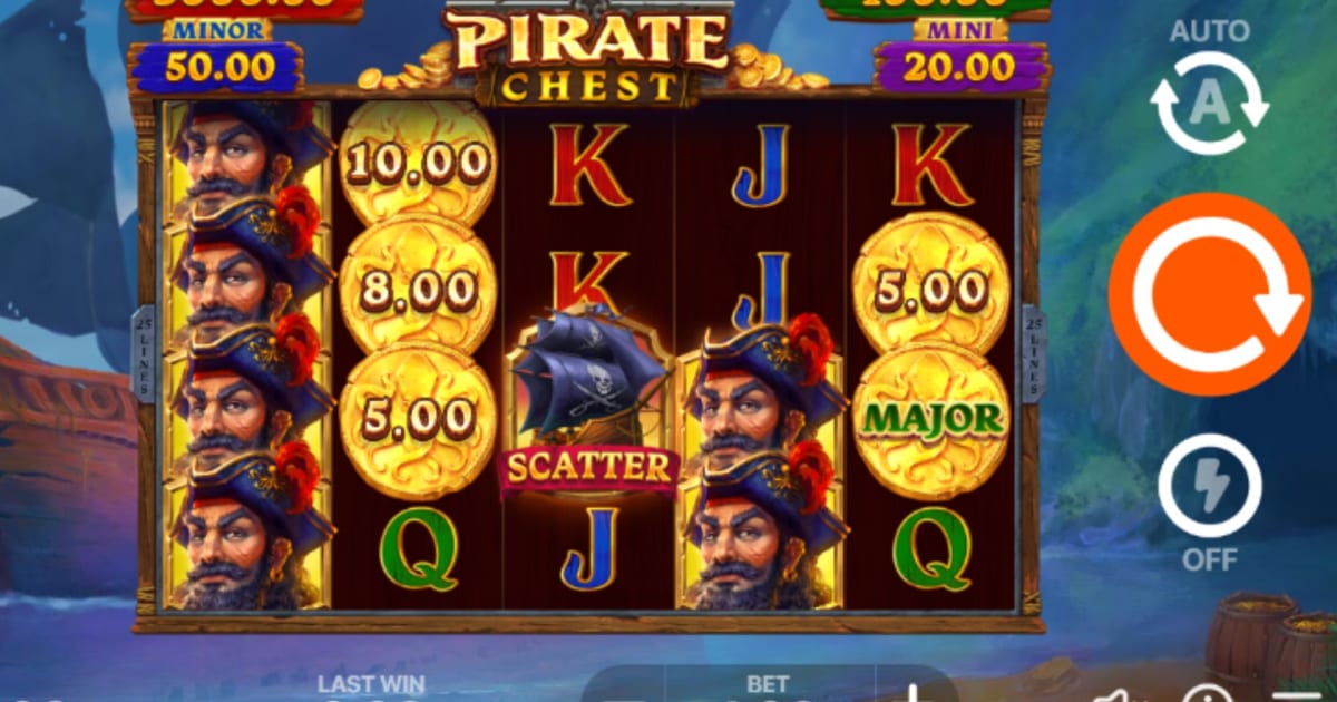 Jaga efter jackpottskatter med Playson's Pirate Chest: Håll och vinn